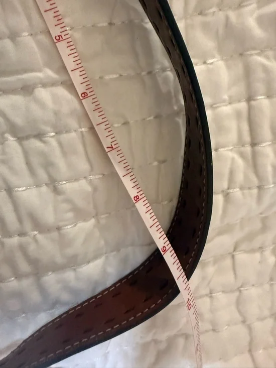 Fossil Brown Leather Shoulder Bag Tote Purse Vintage Cognac Zip Top - Picture 4 of 9